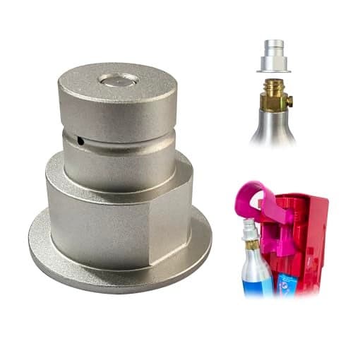 Aopkeo Soda Water CO2 Cylinder Quick Connect Adapter Replacement for Terra DUO ART Gaia Sparkling Water Maker Soda Machine TR214 Thread to Quick Connect