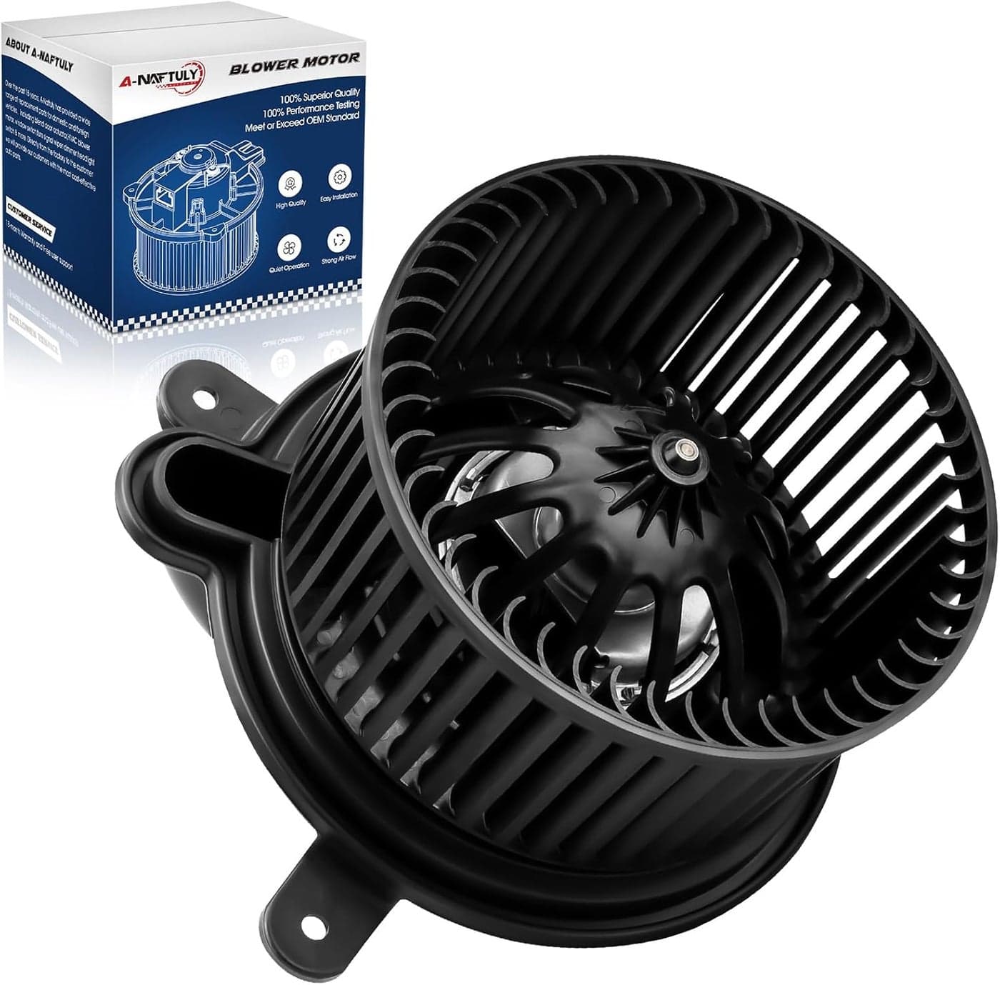A-NAFTULY AC Blower Motor with Fan Replacement for Jeep Wrangler TJ & Cherokee 1997-2001
