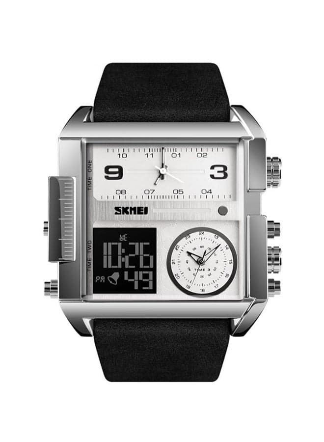 Men's Casual Waterproof Quartz Analog/Digital Wrist Watch 1391