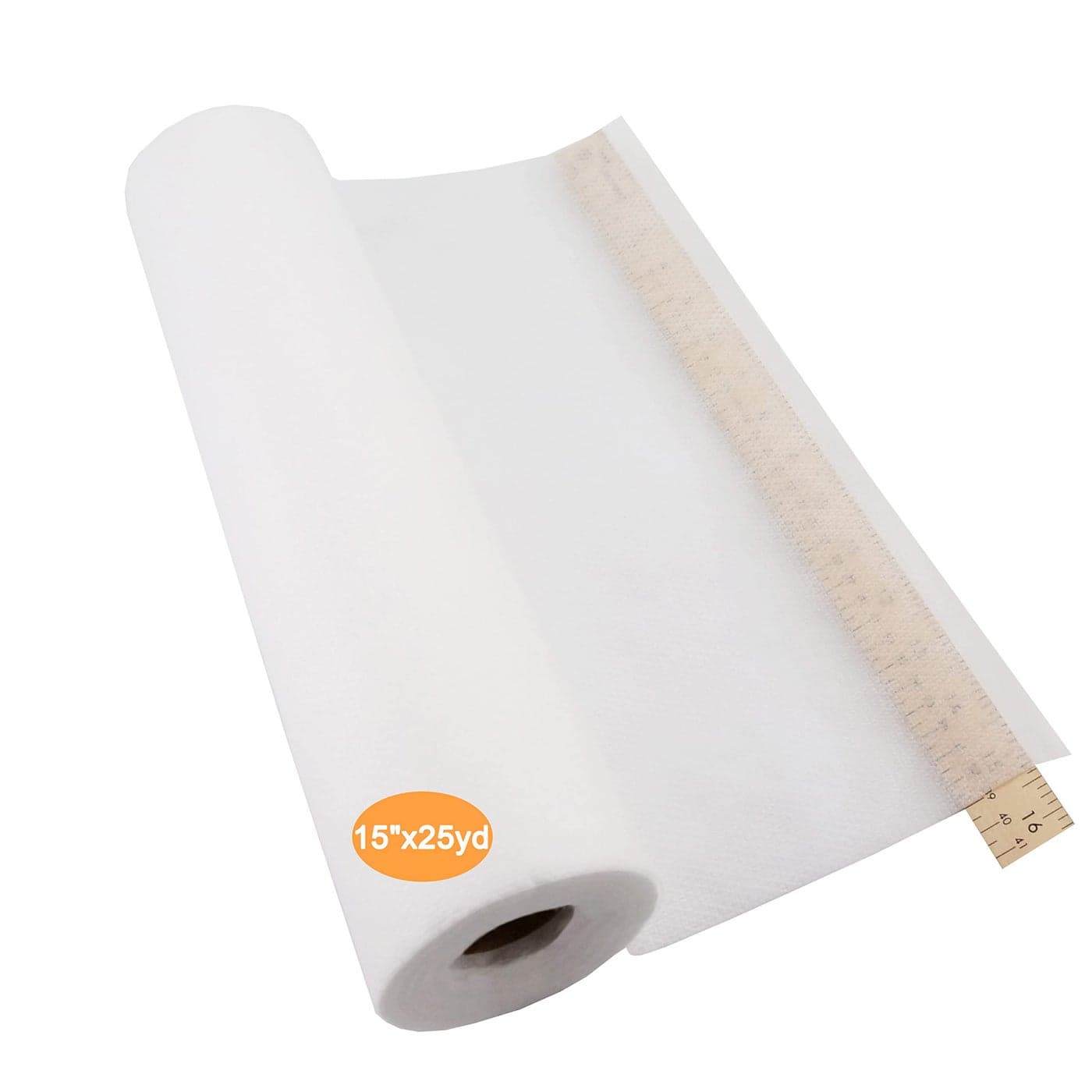 New brothread No Show Mesh Machine Embroidery Stabilizer Backing 15 x 25 Yd roll Light Weight 18 oz Cut into Variable Sizes for Machine Embroidery and Hand Sewing