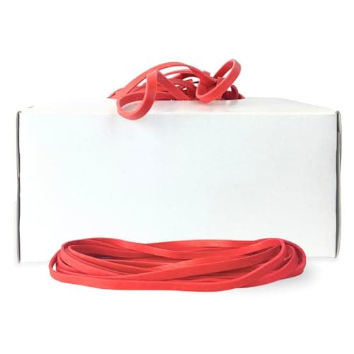 Alliance Red Packer Bands Size 170 7 x 14 Approx 90 Bands 1 lb Box Red 97705