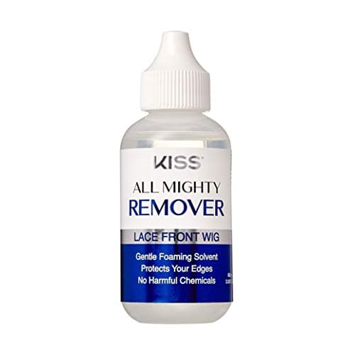 KISS Red All Mighty Lace Front Wig Remover Gentle Foaming Solvent Protect Your Edges No Harmful Chemicals 60mL 203 fl OZ KAMR01 Remover