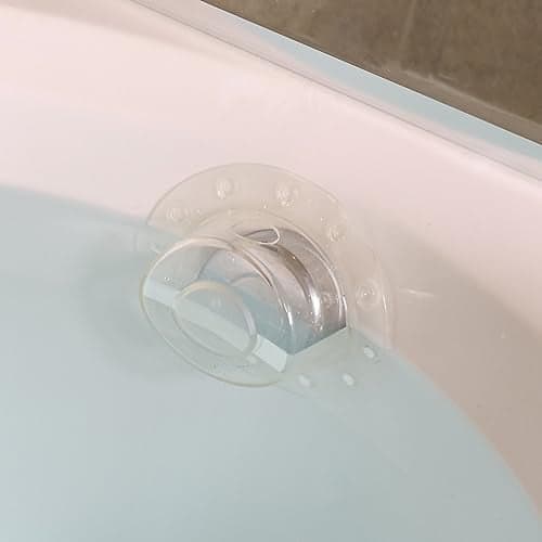 Bathtub Overflow Drain Cover for Fuller Baths, Bathroom Spa & Bath Accessories, Clear (12078)