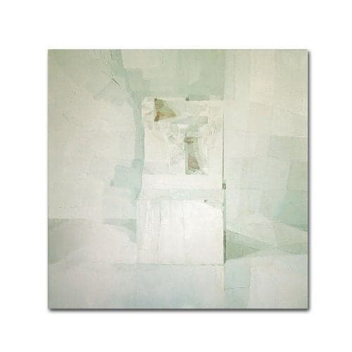 Trademark Fine Art White Artwork by Daniel Cacouault, 18 by 18-Inch