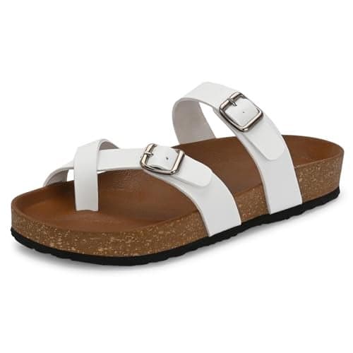 Centrino Sandals for Men | Berkin-Style Slip-On Casual Sandal with Open Toe Design | Comfortable PU Footbed, Arch Support & Lightweight On-Grip Sole for Outdoor Wear (7312)