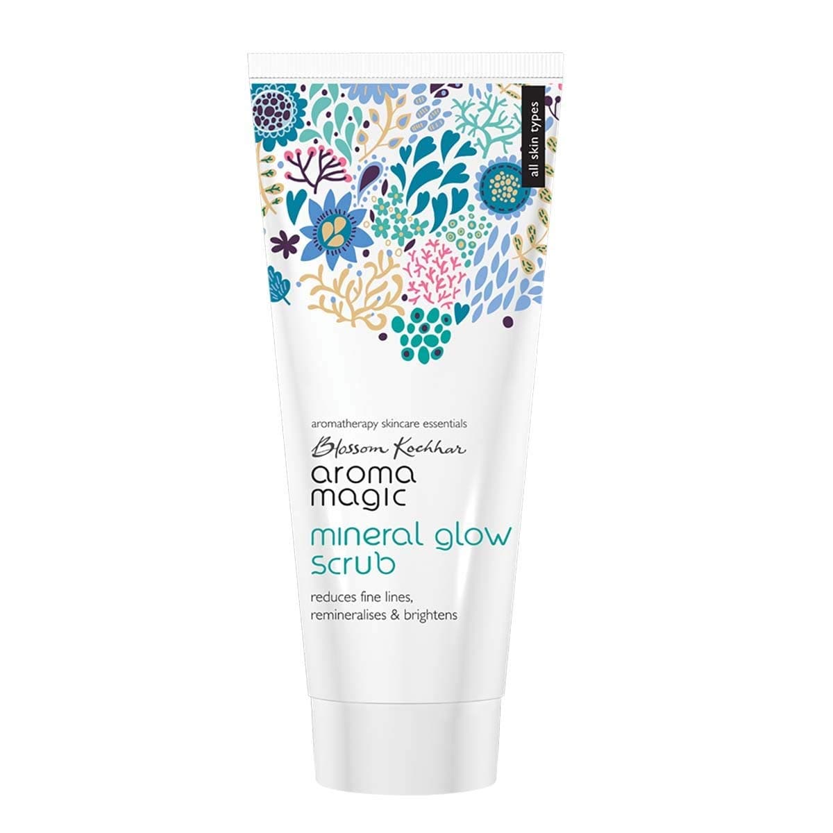 Aroma Magic Mineral Glow Face Scrub Dead Skin Exfoliator Deep Moisturizing Facial Scrub Provides Soft Supple Hydrated Skin 338 Fl Oz 100ml