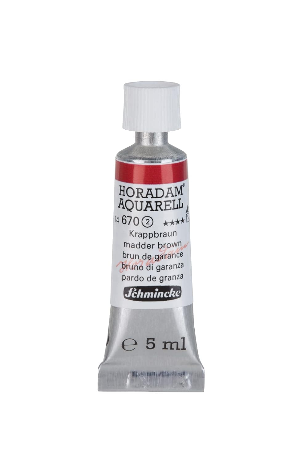 Schmincke 14670001 Horadam Watercolor 5 ml Madder Brown