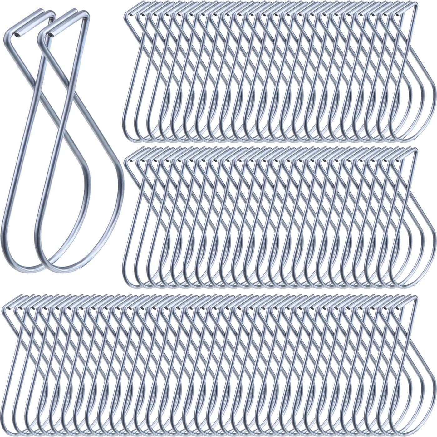 100 Packs Ceiling Hook Clips Ceiling Tile Hooks Tbar Clips Drop Ceiling Clips for Office Classroom Home and Wedding Decoration Hanging Sign from Suspended TileGridDrop Ceilings