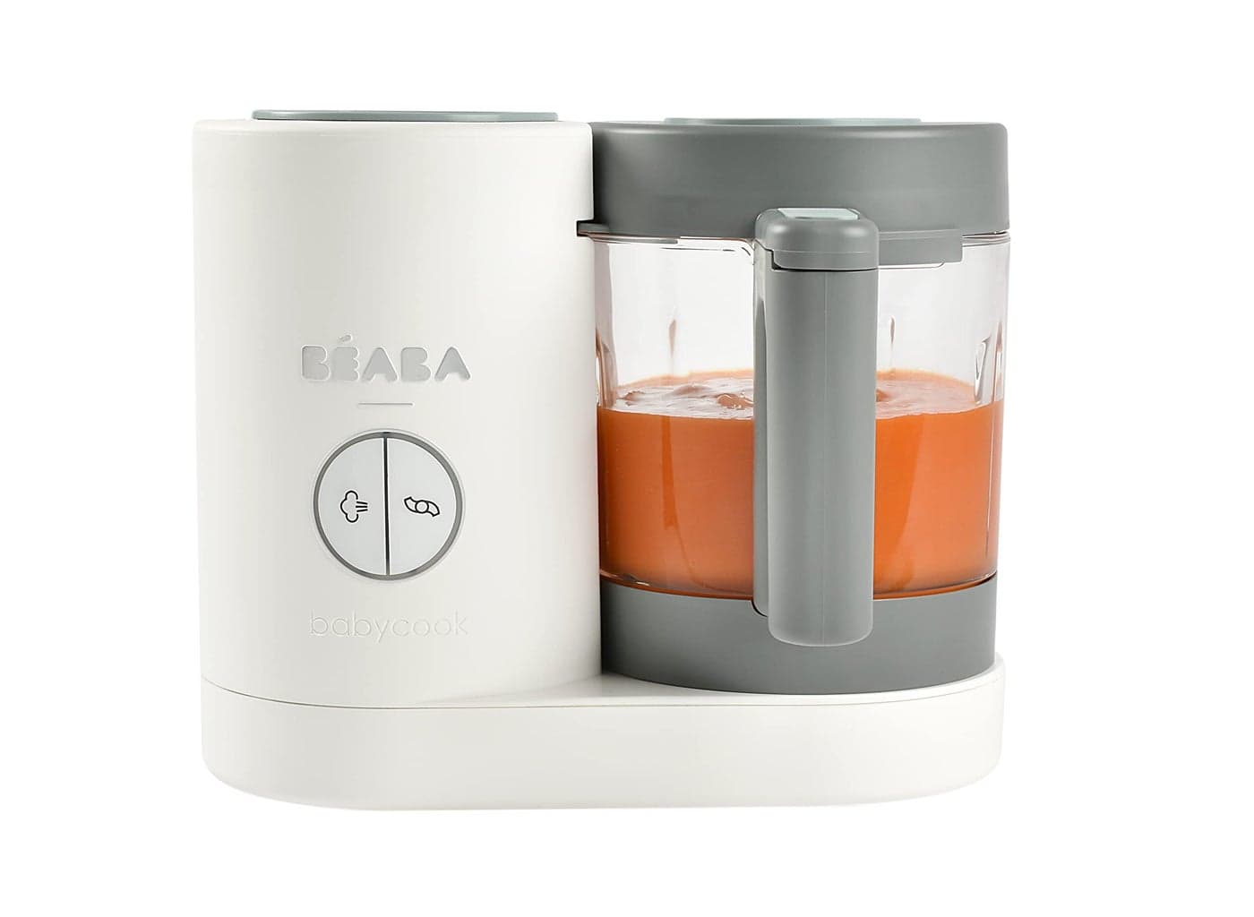BEABA Babycook Neo Baby Food Maker NonToxic Glass Stainless Steel Trusted by Celebrity Moms Sustainable Baby Food Processor Global Leader 34 Servings in 20 Mins
