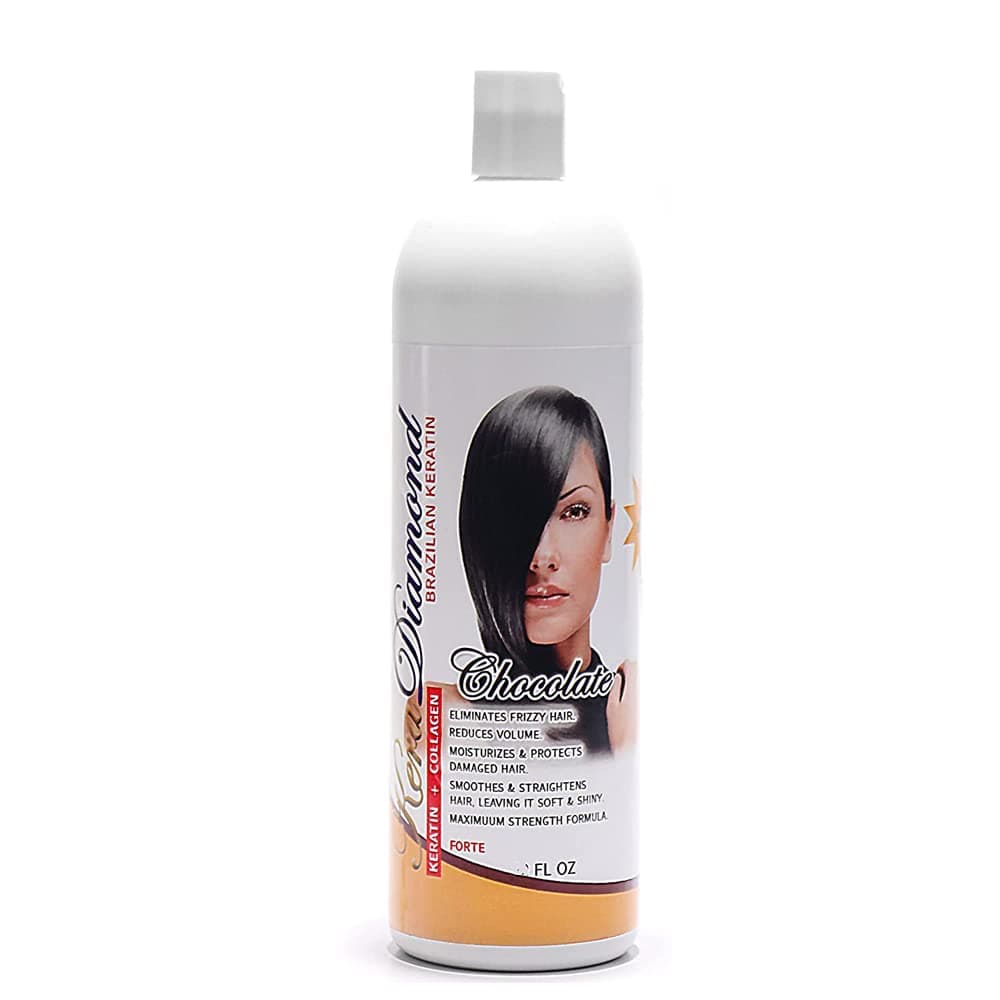 Kera Diamond Keratin Treatment Chocolate Restore wVitaminas 16FL Oz