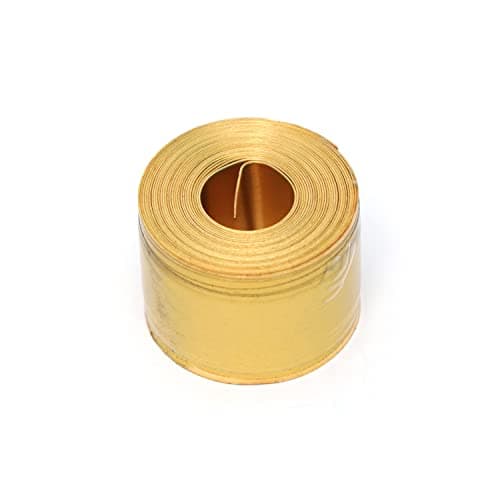 BRONGS Vastu Brass Strip | 1 INCH | Pack of 1 | Brass Strip for Vastu | Strip for Toilet Correction | Vastu Strip Remedy | Width-25mm, Thickness-0.3mm, Length-8 Feet Approx