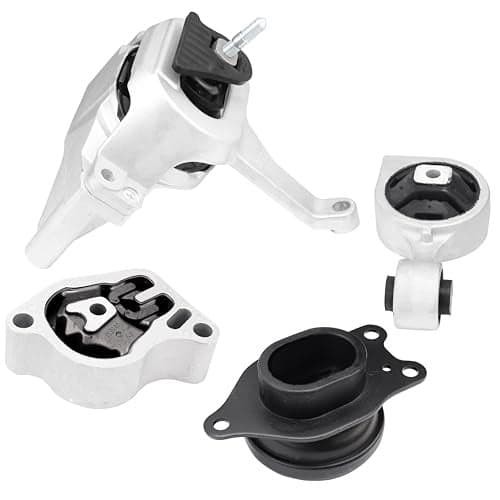 QRYIPPDM Engine Motor Mount Kit Compatible with 2007-2017 Altima 2.5L 4-Piece Set Replace OE A4339 A4340 A4350 A4353 11210-JA000 11220-JA000 11350-JA00A 11360-JA000