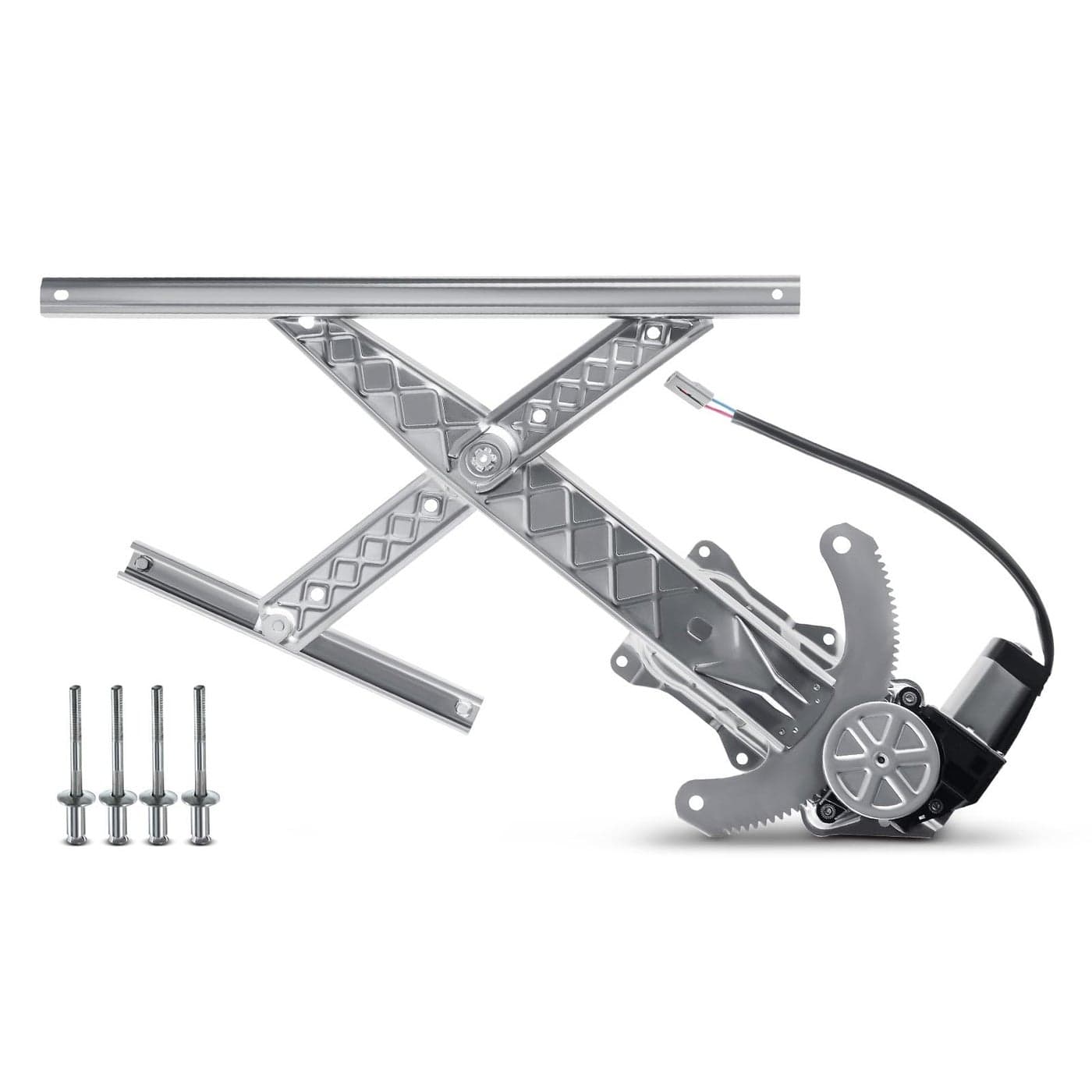 YHTAUTO Front Power Window Regulator Driver Side With 2Pin Motor Assembly for Ford Expedition 19972002 Sport Utility F150 2001 Crew Cab Lincoln Navigator 19982002 Sport Utility