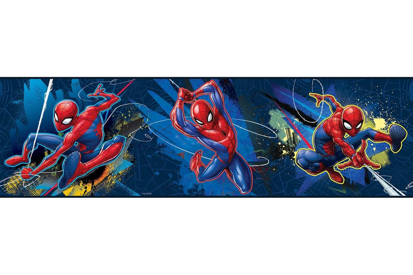 RoomMates Marvel Spider-Man Peel and Stick Border , RMK12128BD