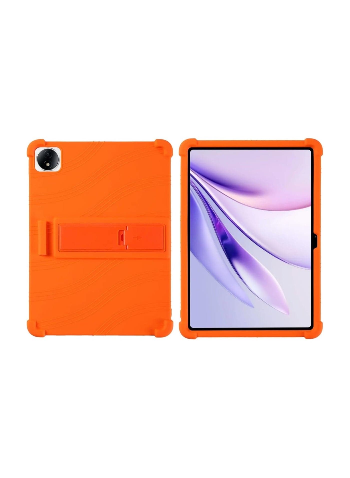 Child-Safe Protective Case Compatible with Honor MagicPad 3 12.5-inch 2025 Tablet Shockproof and Drop-Resistant Soft Silicone Tablet Case Features Multi-Angle Non-Slip Stand