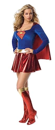 DC Comics Superheroes: Supergirl Costume Dress for Adults by Rubies, Women's Medium