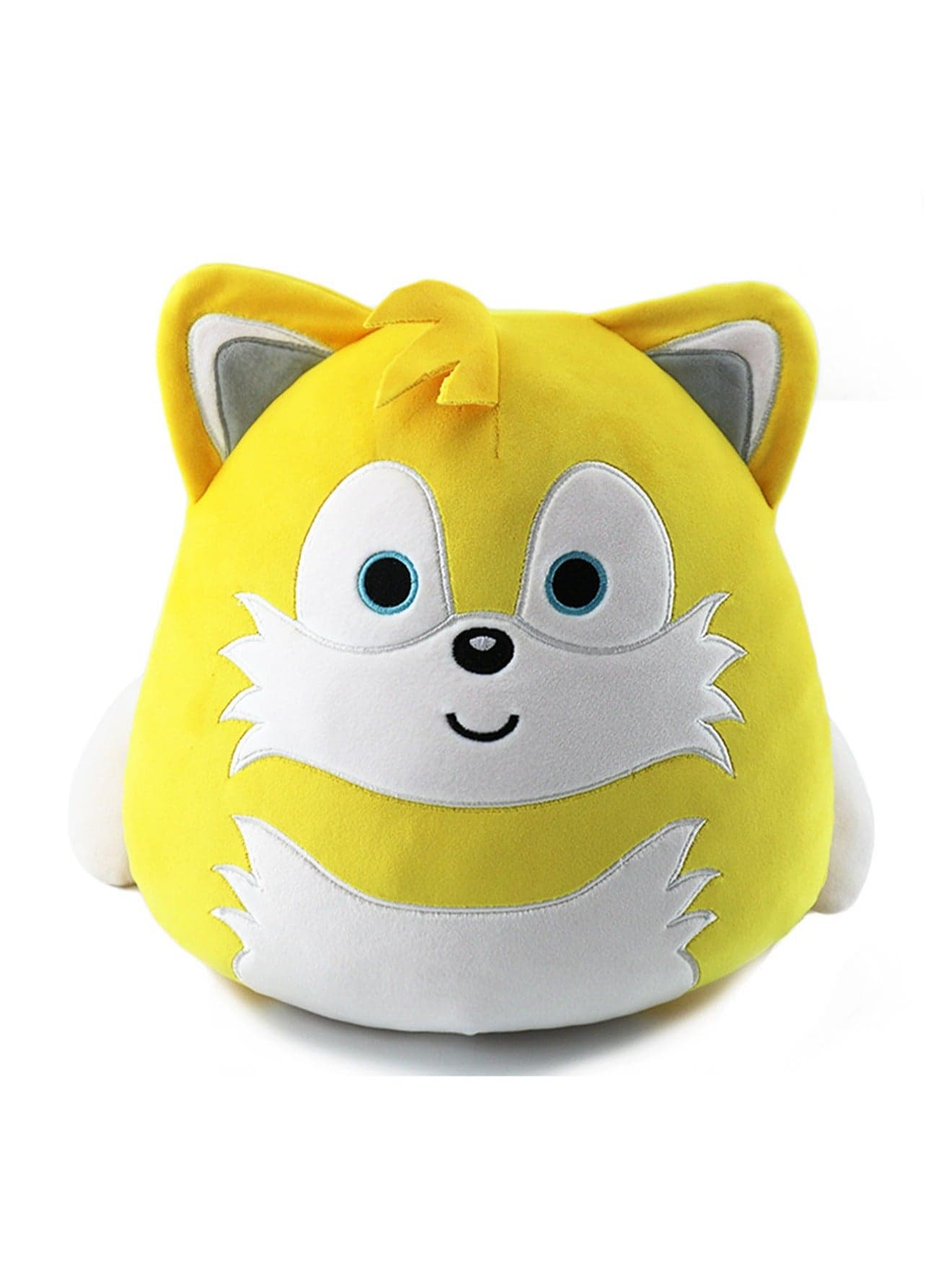 35cm Yellow Round The Hedgehog Plush Toy Creative Tumbler Toy Pillow Plush Doll, Boy Girl Gift