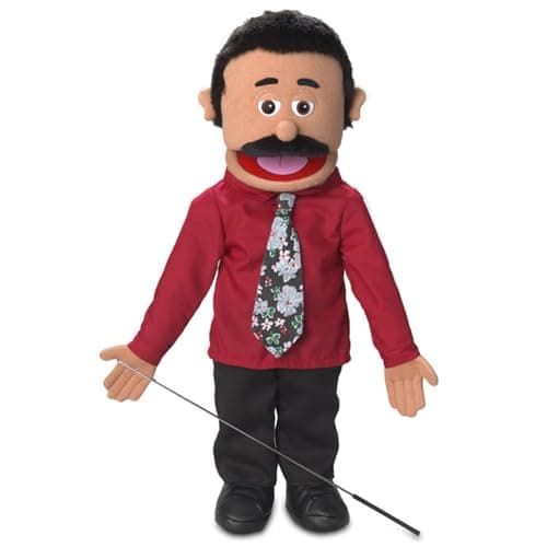 25 Carlos Hispanic DadBusinessman Full Body Ventriloquist Style Puppet
