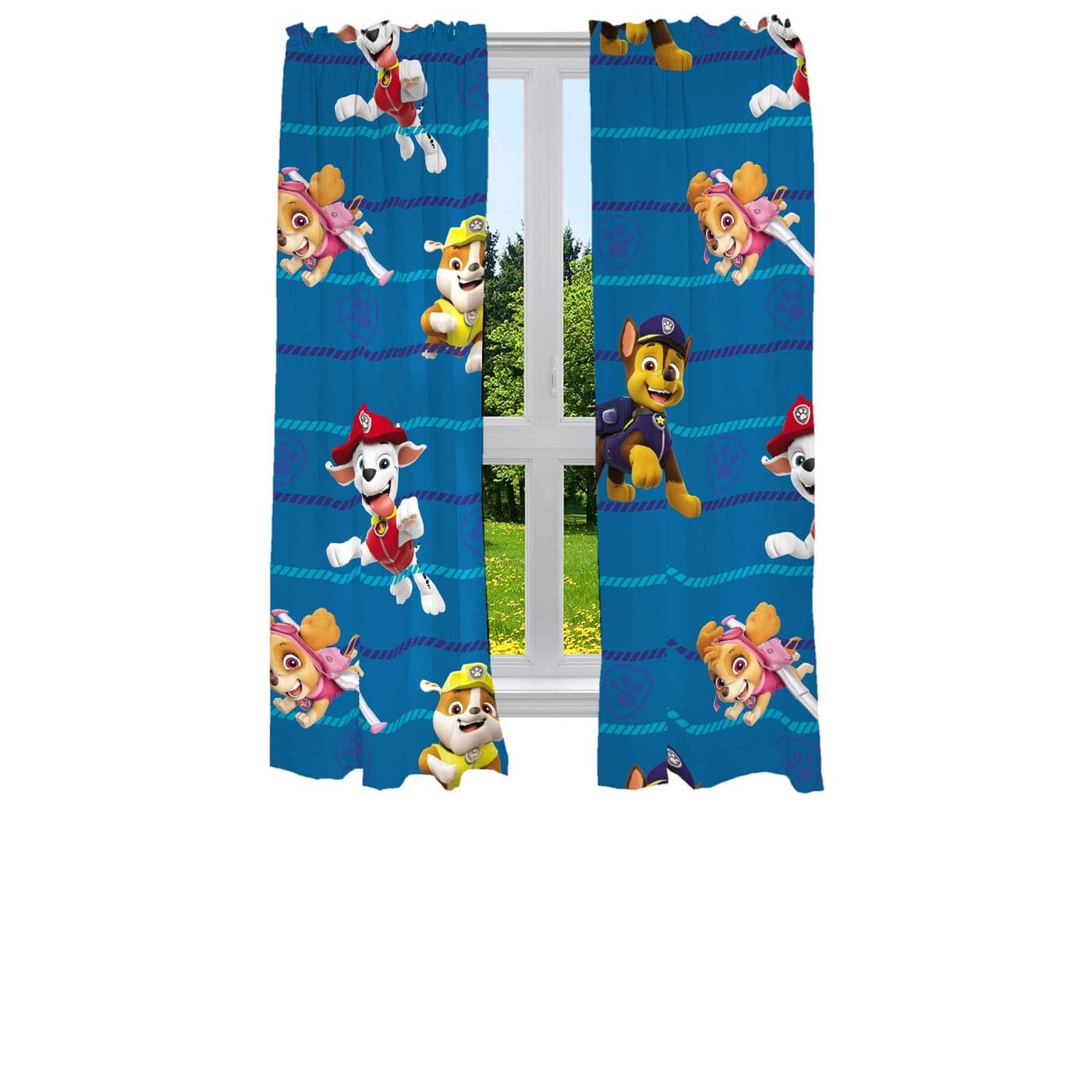 Franco Kids Room Window Curtains Drapes Set 82 in x 63 in Paw Patrol