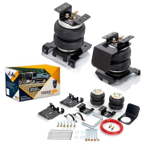 TORQUE Airbag Air Bag Suspension Kit for 20012010 Chevrolet Chevy Silverado 2500 3500 HD and GMC Sierra 2500 3500 HD 2500HD 3500HD Rear Air Bag 5000 lbs Replaces Firestone Ride Rite 2250 TR2250