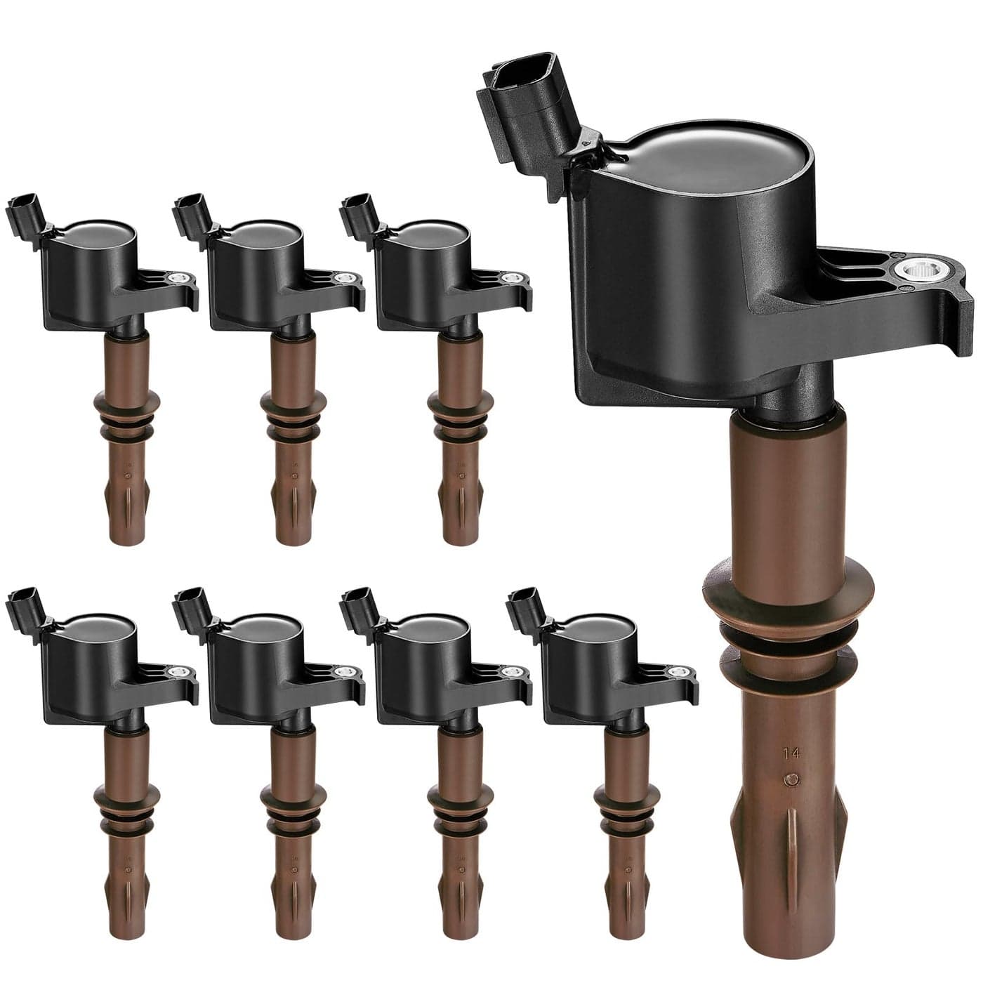 SYKRSS Set of 8 Ignition Coil DG521 C1659 Compatible with Ford Expedition Explorer Mustang F150 F250 F350 F450 F550 Super Duty Mark LT Navigator Mountaineer 46L 54L V8 68L V10