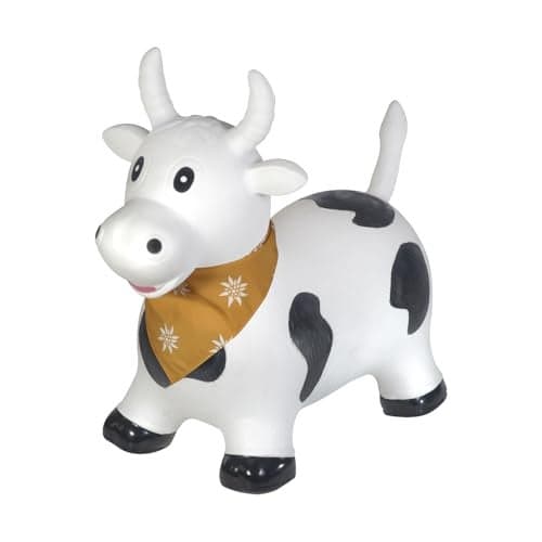 Kindsgut Bouncy Animal Hopper Cow for Children Designed in Germany Playful and Modern Colors air Pump Included Indoors and Outdoors