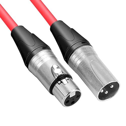 MX xlr male to female microphone cable wire 3 pin mic cable microphone cord wire mic cable 5 meter for Guitar Audio Speaker Cable Multicolor