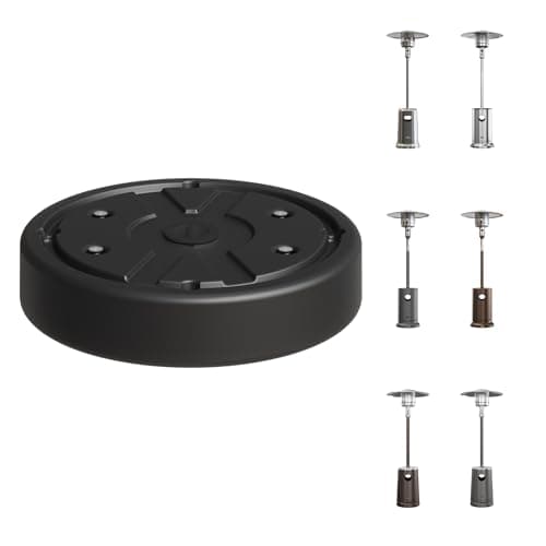 EAST OAK Patio Heater Sand BoxWater Box as Patio Heater Accessory Maximum Capacity 2645 lbs Used to Increase the Stability of Umbrella Patio Heaters Such as EAST OAK Patio Heater UR48BN1 Black