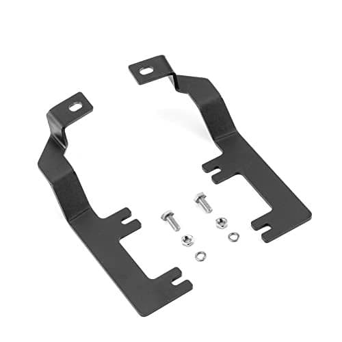 WeiSen Ditch Hood Hinge Light Mounting Brackets Compatible with Chevy Silverado 1500 20142018 for Auxiliary Off Road Work Light Pods