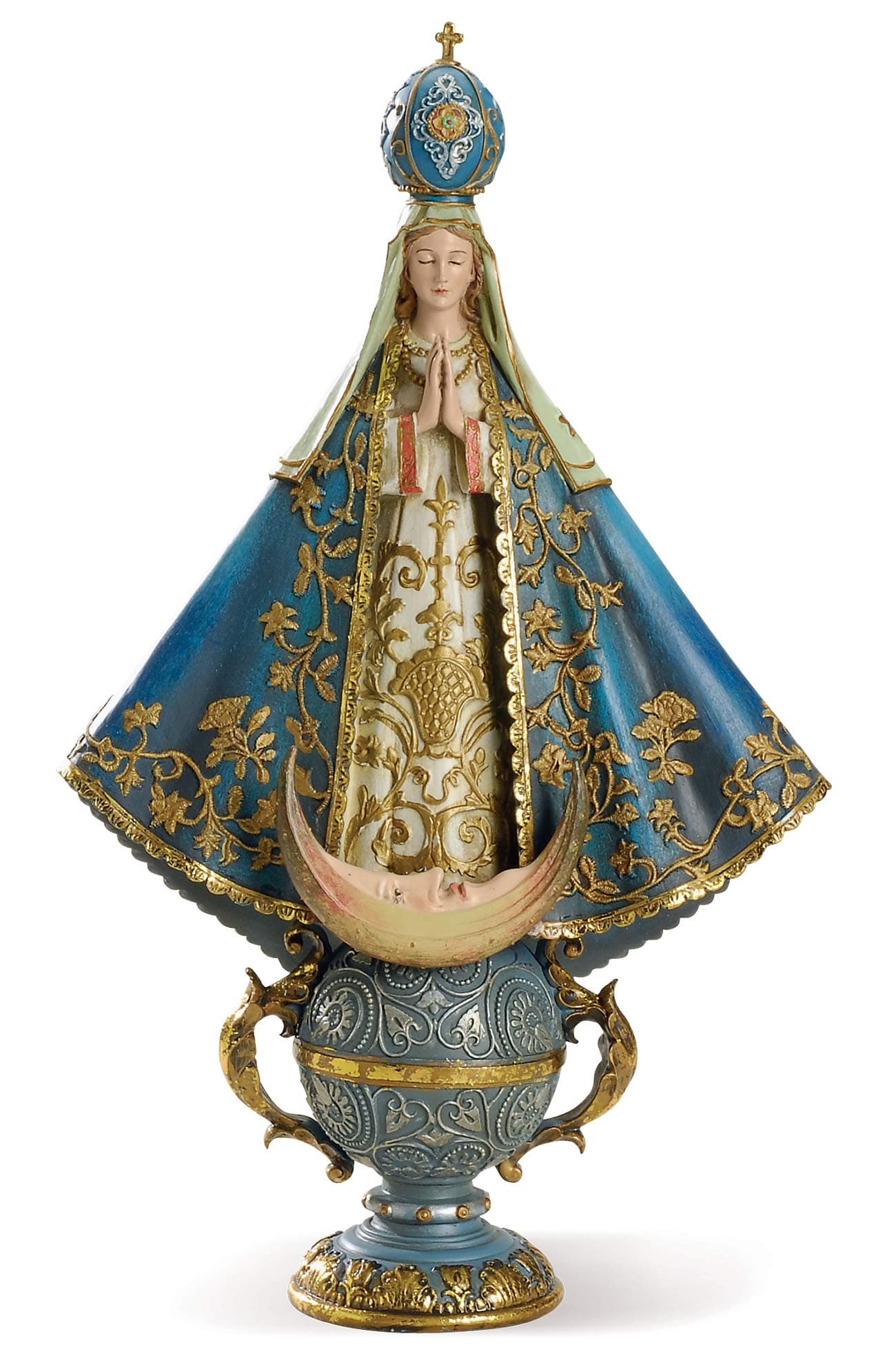 Josephs Studio by Roman Virgin of San Juan De Lagos Figure Renaissance Collection 14 H Resin and Stone Religious Gift Decoration