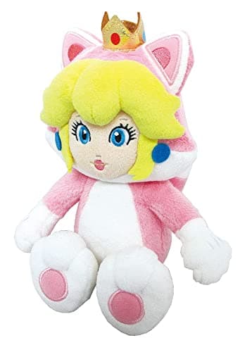 Little Buddy Super Mario Neko Cat Peach Plush 10