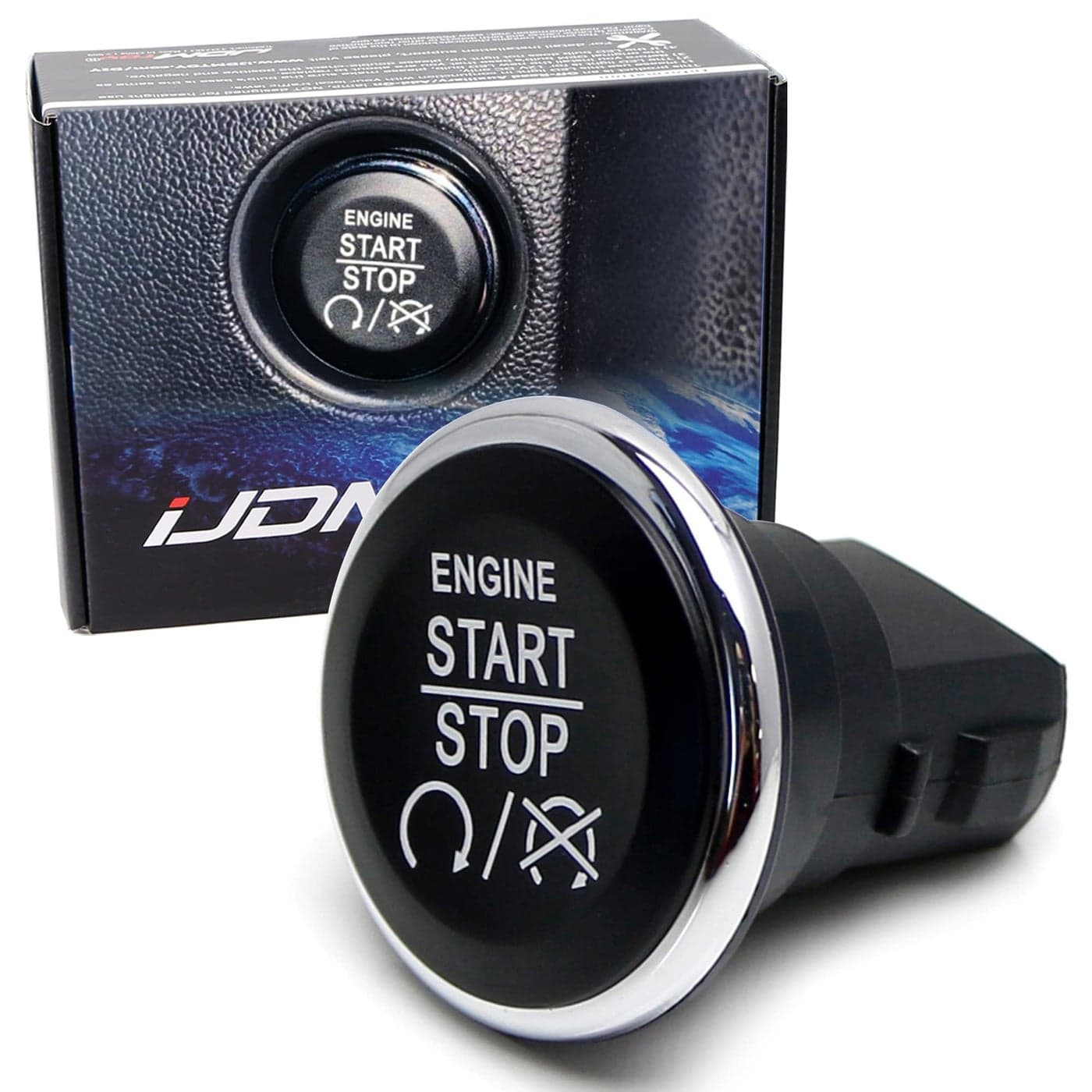iJDMTOY Engine StartStop Push Button Replacement Compatible with Dodge Challenger Durango Compatible with Chrysler 300 etc Fit 1FU931X9AC