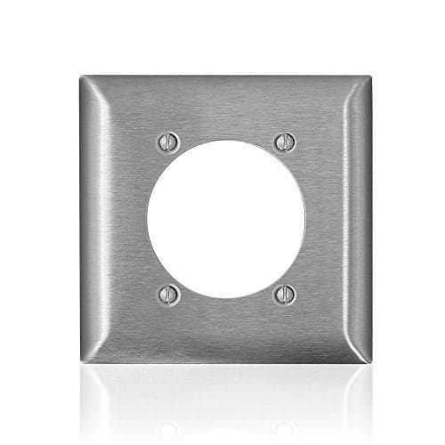 Leviton2-Gang Wallplate, Standard Size, Magnetic Stainless Steel, C-Series, SL701