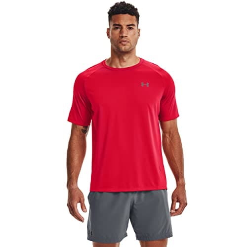Under Armour Men's Tech 2.0 Short-Sleeve T-Shirt , Red (600)/Graphite, XX-Large