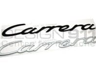 CARRERA Rear Badge 26cm Porsche 996 997 BLACK Carrera Badge