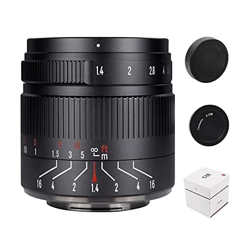 7artisans 55mm F1.4 II APS-C Aperture Portrait Prime Camera Lens for Nikon Z Mount Mirrorless Cameras Z6 Z7 Z250, Multicolor