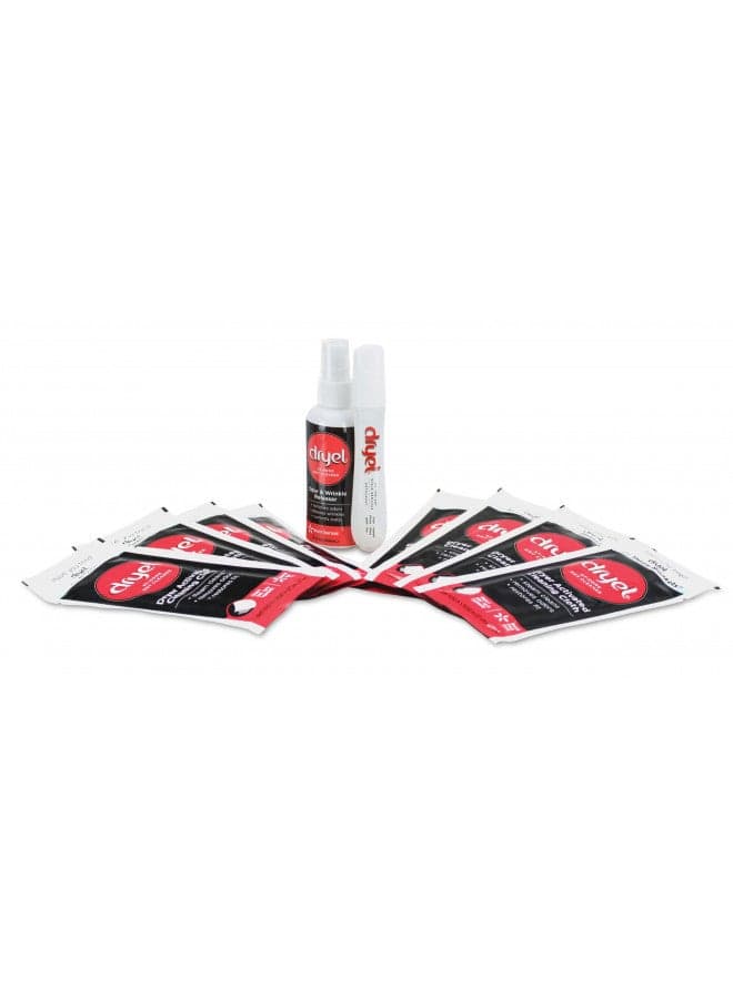 Dryel At-Home Dry Cleaner Refill Kit, Includes Dry Cleaning Cloths and To-Go Stain Removal Pen - 10 Load Capacity