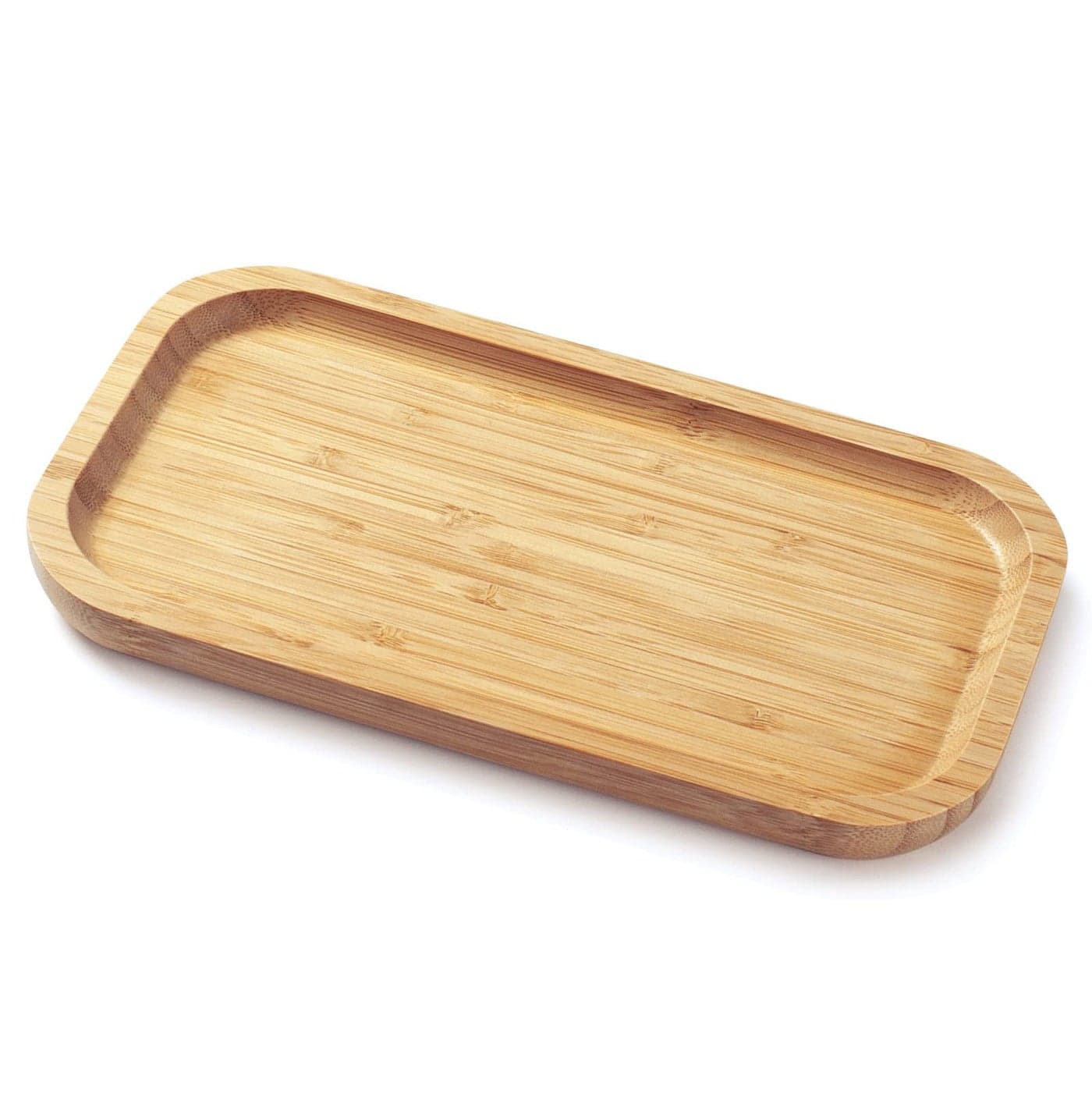 Bamboo Vanity Tray Bathroom Counter Tray Toilet Tank Top Tray for Organizing and Decor Display 98 x 55 x 08 inch