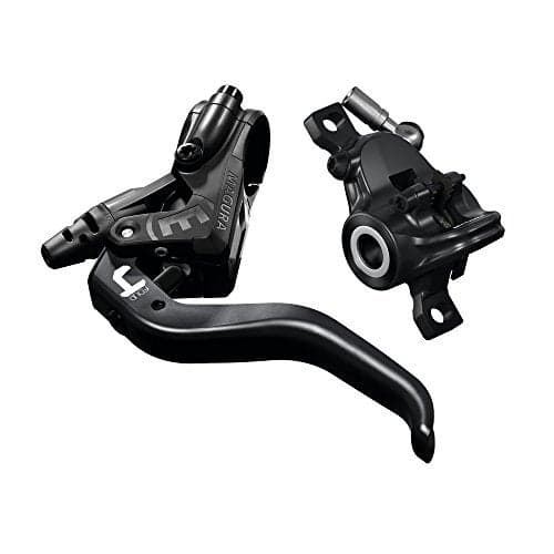 Magura 2700476 MT4 2-Finger Aluminium Lightweight Lever, Can Be Used Left/Right, 2.2 mm Cable Length, Single Brake, Includes Accessories (VE 1 Piece) Bicycle Brake, Black, One Size