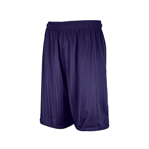 Russell Athletic Men's 9 Inch Mesh Short, Purple, 3X-Large