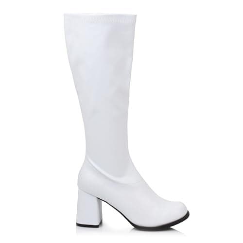 Ellie Shoes Women's Knee High Boot Fashion, White Matte, 11