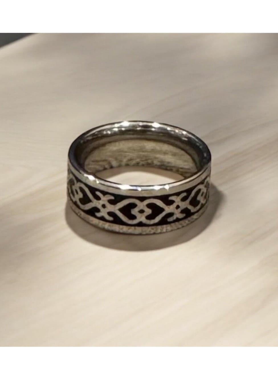Men's Titanium Steel Ring Size 8