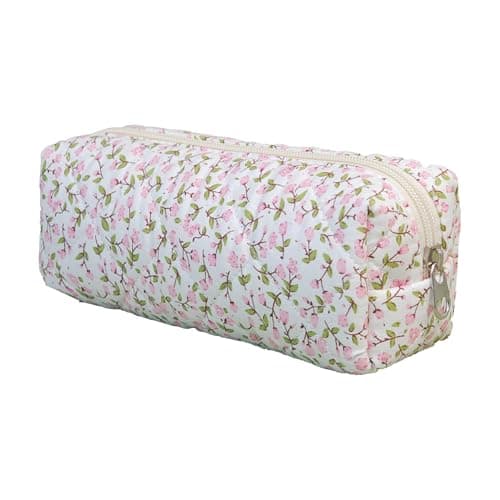 Carry bloom Pencil Pouch Cute Pencil Case for Girls Aesthetic Pencil Bag with Zipper Pen Cases School Supplies Makeup Bag