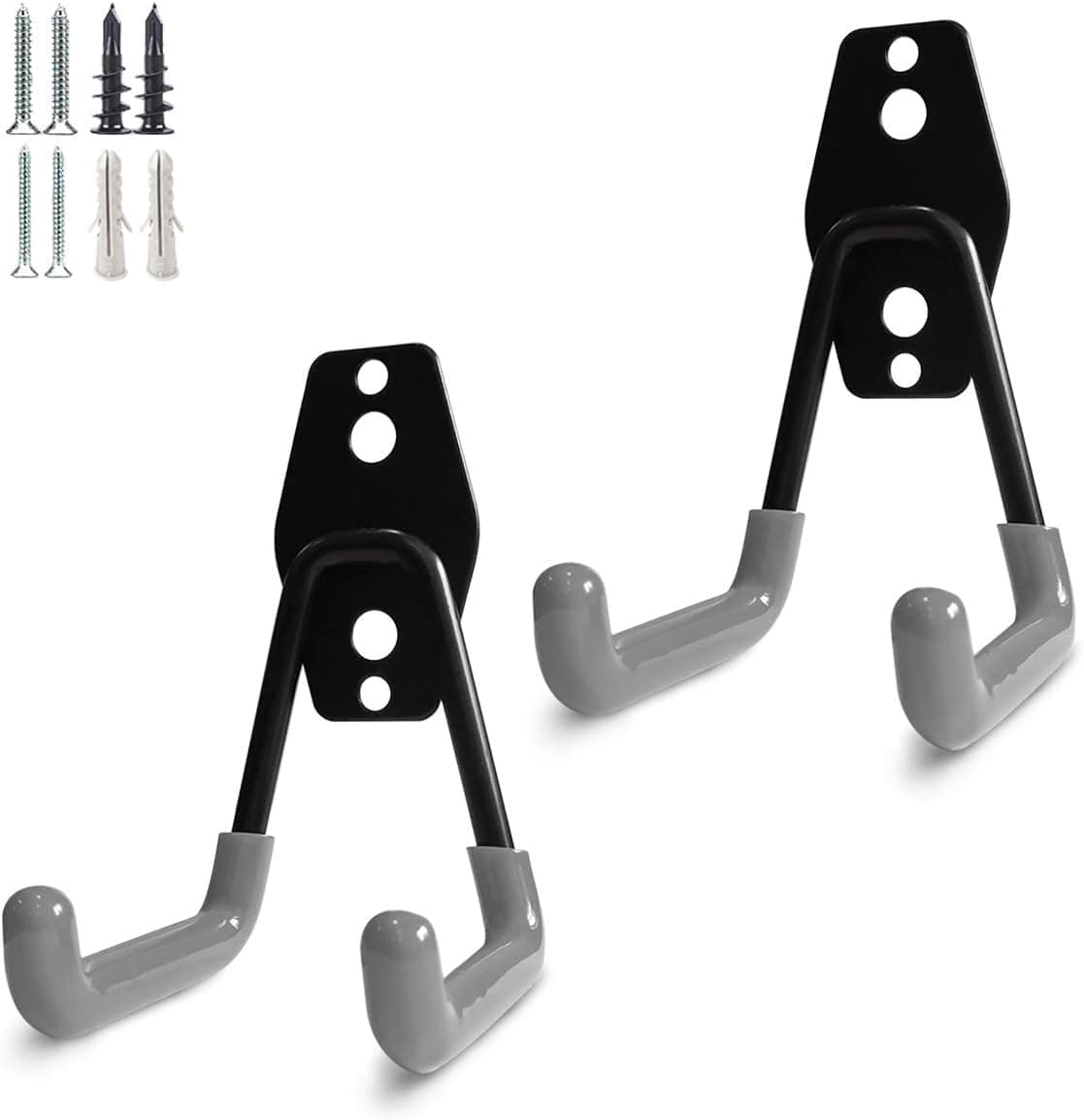 Shipline Heavy Duty Ladder Hooks for Wall Garage Hooks Mount Storage Organizer with AntiSlip Coating Hangers