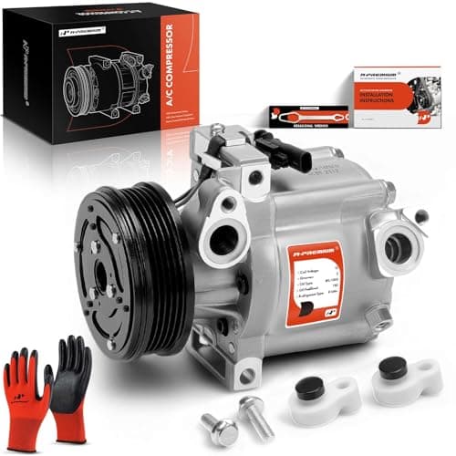 A-Premium Air Conditioner AC Compressor with Clutch Compatible with Chevrolet Spark 1.4L 2016 2017 2018 2019 2020 2021, 5-Groove Pulley