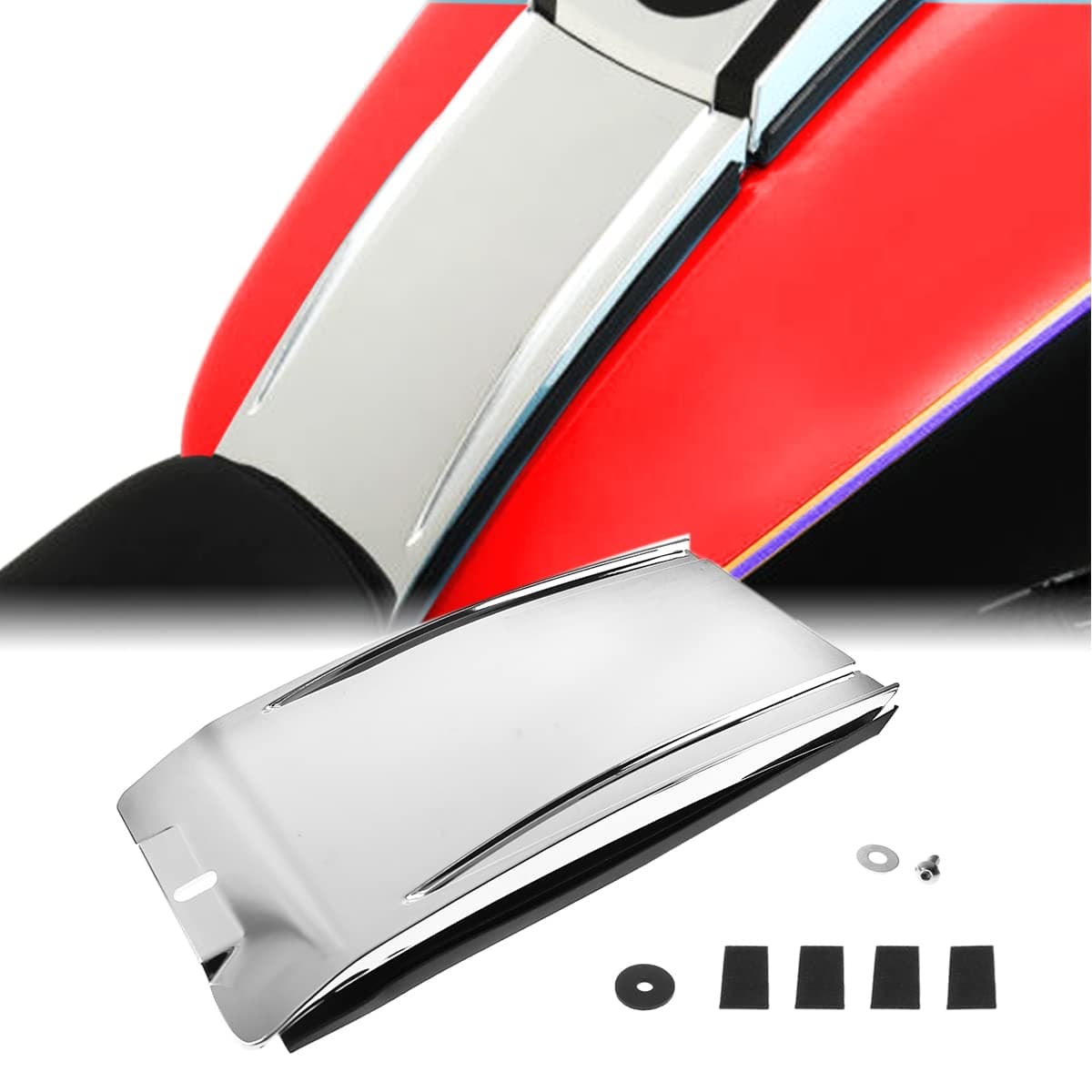 Chrome Lower Dash Panel Extension For 20002017 Harley Softail Model