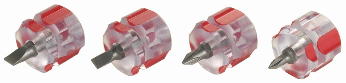 OTC 4781 4 Piece Super Stubby Screwdriver Set