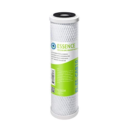APEC Water Systems 10” Carbon Block Water Filter For Reverse Osmosis System, 10” x 2.5”, 10 Micron (FI-ES-CAB10)