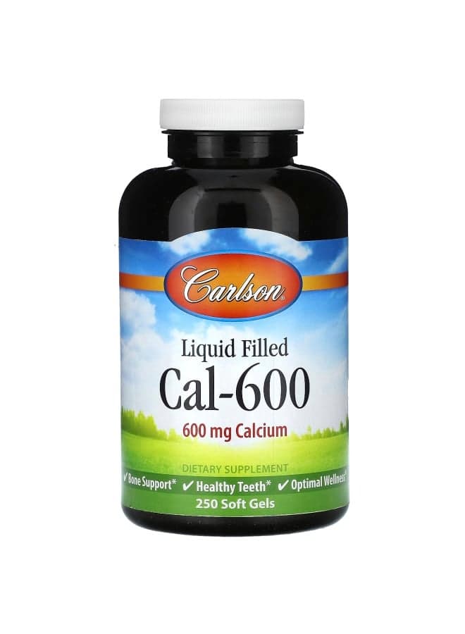 Liquid Filled Cal-600, 600 mg, 250 Soft Gels