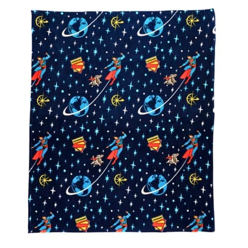 Franco Collectibles Superman DC Comics Krypto Dog Bedding Super Soft Cozy Plush Throw, 60 in x 70 in, (Officially Licensed Product)
